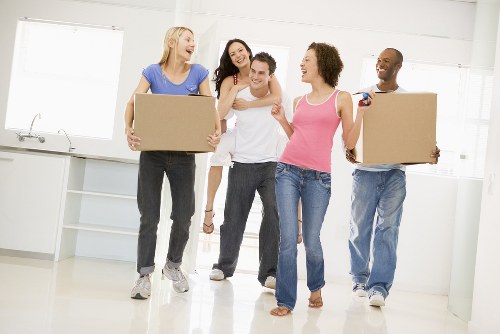 Furniture storage collection and careful packing in Swisscottage