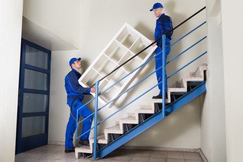Selfstorage Swisscottage safety team at the facility entrance