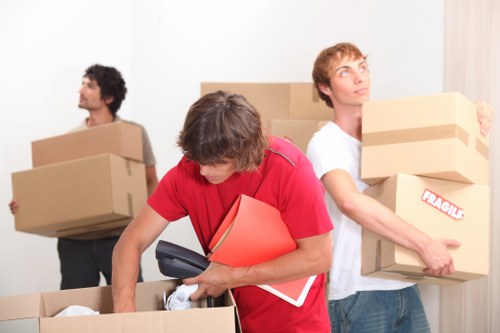 Packing and moving preparation for a removals job in Swiss Cottage