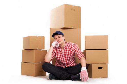 Paper files and archive documents prepared for storage and retrieval
